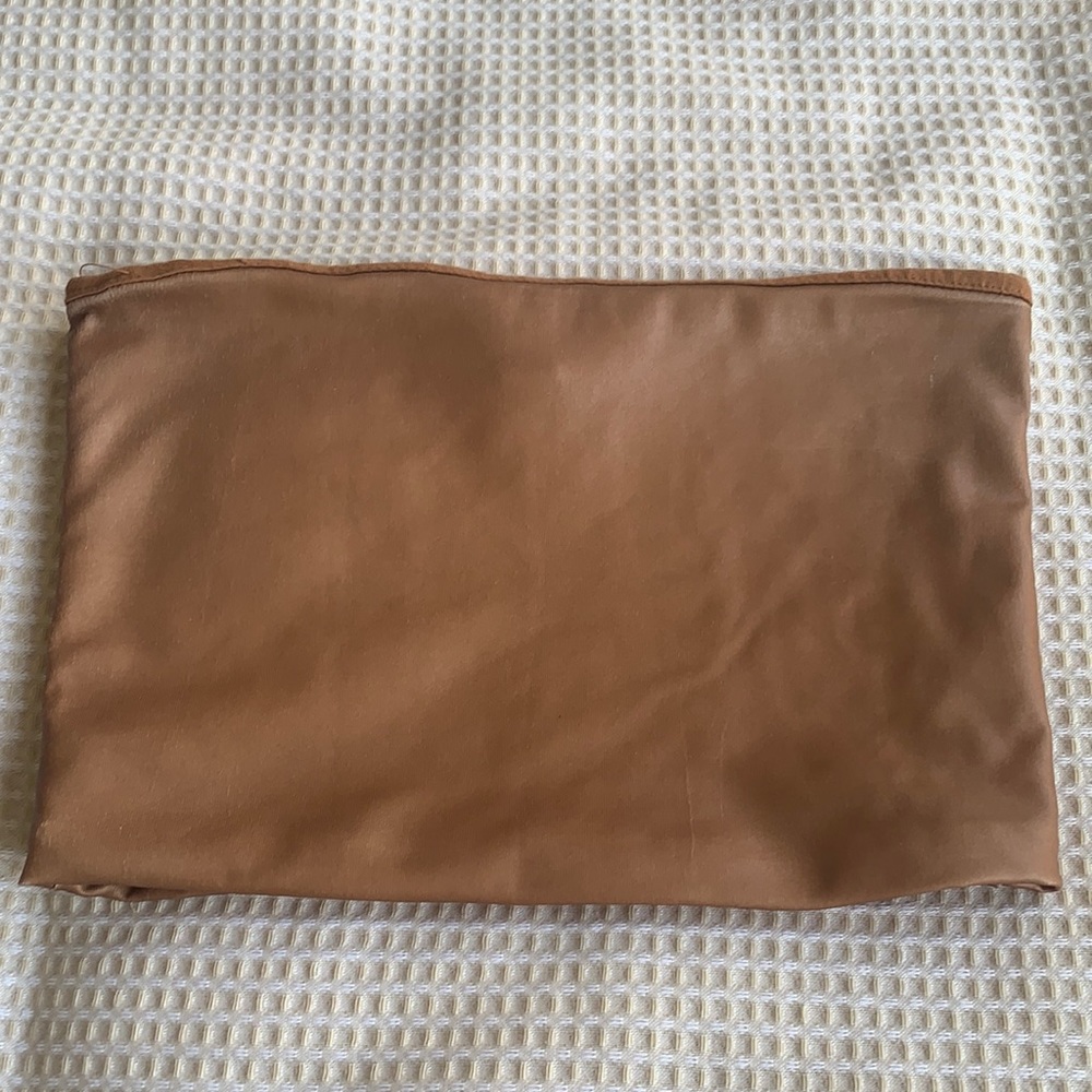 Topshop leather look tube top size XS/S